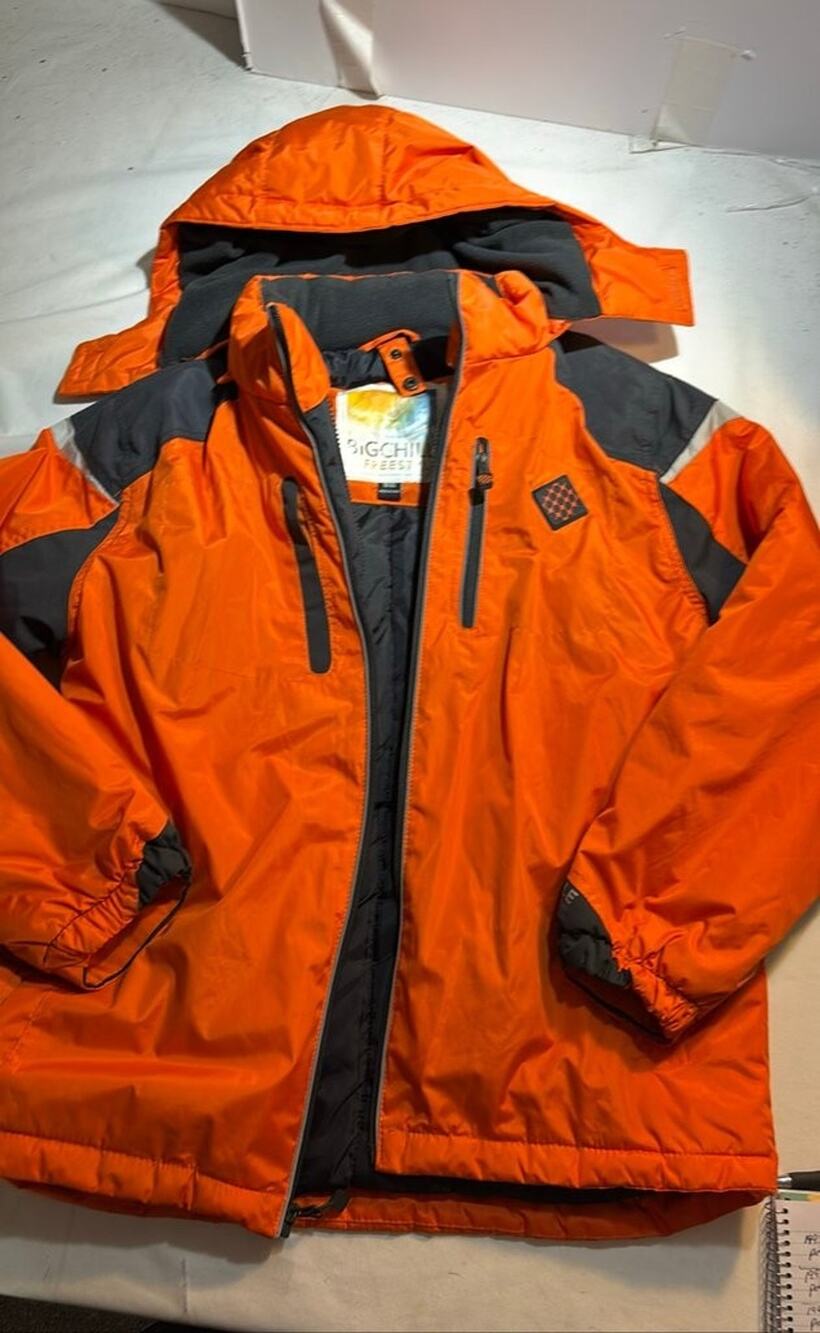Big Chill Freestyle Orange Winter Jacket Kids Sz 18-20